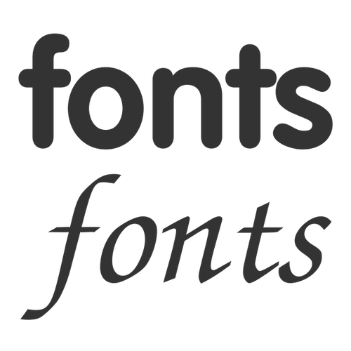 Pictograma Fonturi miniatură vectorială
