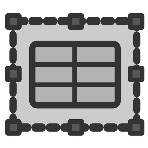 Spreadsheet bingkai ikon