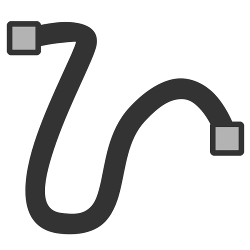 Icono de línea a mano alzada