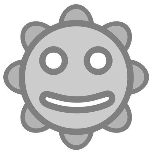 Emoticon away symbol icon