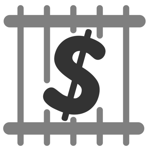 Icône de symbole de dollar