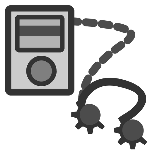 ClipArt mit MP3-Player-Symbol