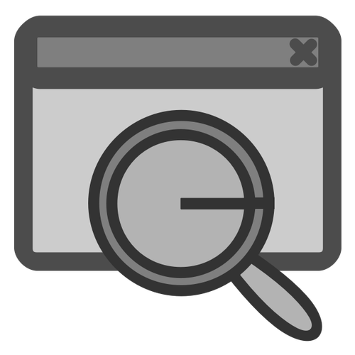 App Finder Vektorsymbol