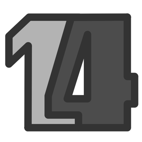 14 logo sembolü