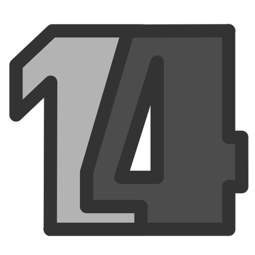 14 logo sembolü