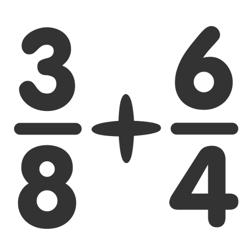 Calc pictogram illustraties vector