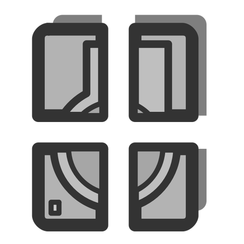 Icône de partitions de disque