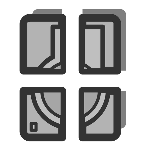 Icône de partitions de disque