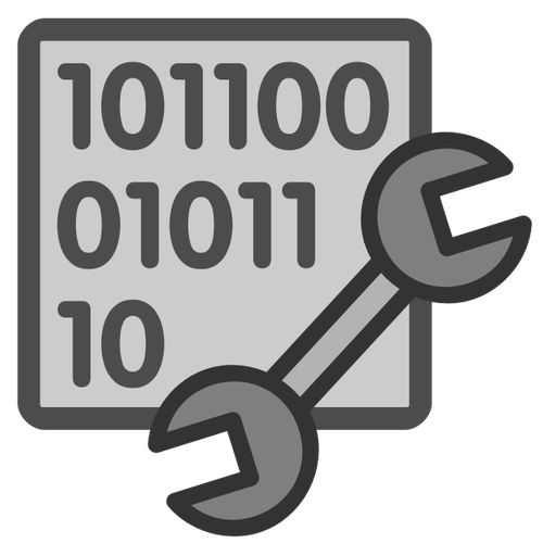 Configurar configurações do ícone vetor