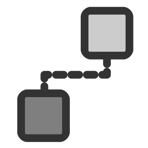 Couleur grise d’icône de connecteur