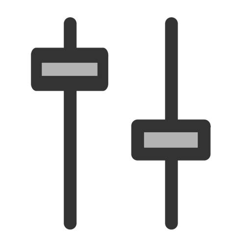 Símbolo de arte de clipe do ícone do mixer