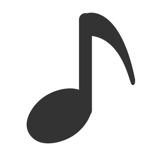 Icône d’image clipart de note de musique