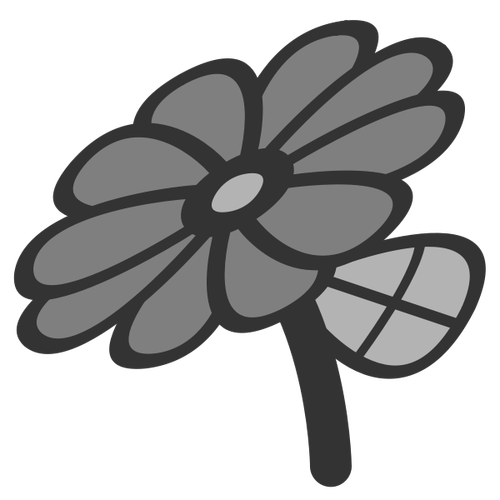 ClipArt-bild för blomsterikon