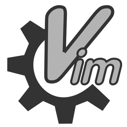 Het pictogramsymbool van Vim