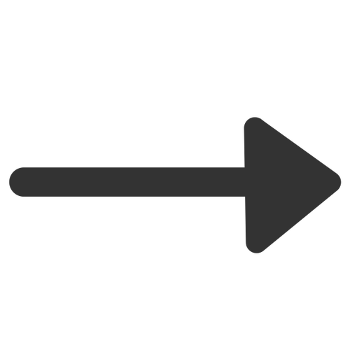 Icono final de flecha de línea