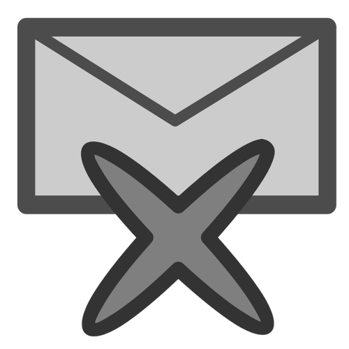 Ikona Odstranit poštu