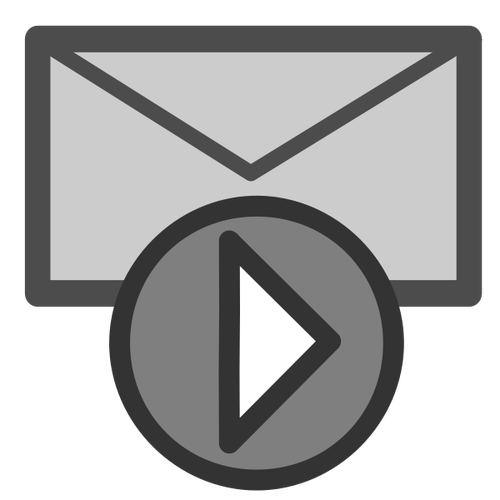 Icono de correo electrónico de reenvío