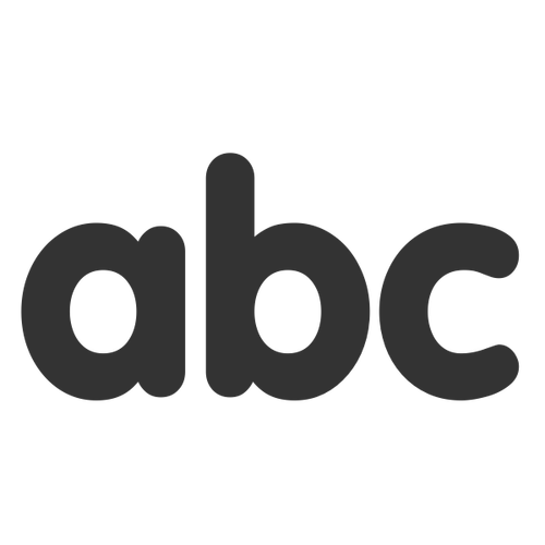 글꼴 abc 아이콘