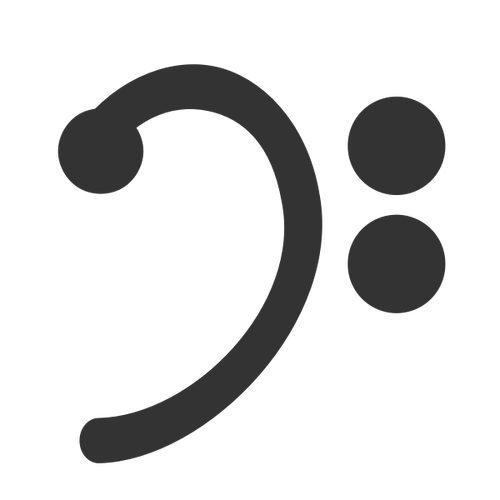 Símbolo do ícone clef