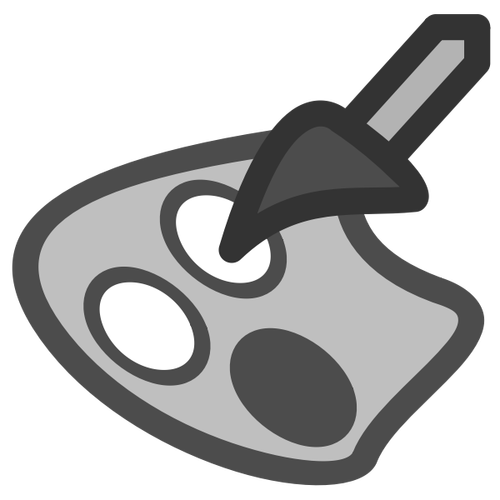 Palette grey icon