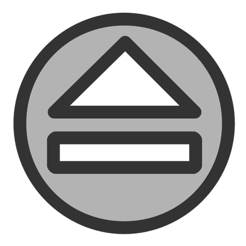 Audio player eject icon