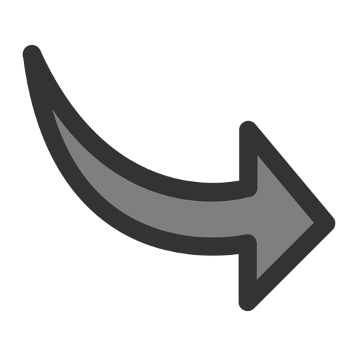 Image clipart vectorielle de l’icône Rétablir