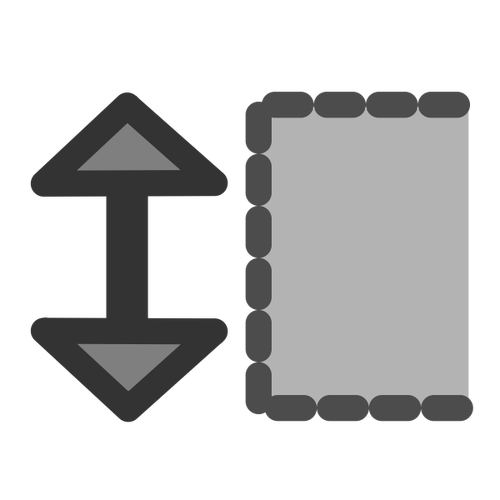 Icono Cambiar el tamaño de la fila