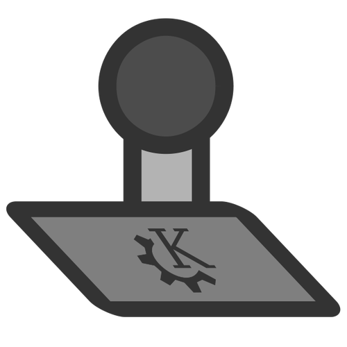 Gambar vektor ikon stempel