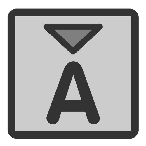 Subscript vector icon