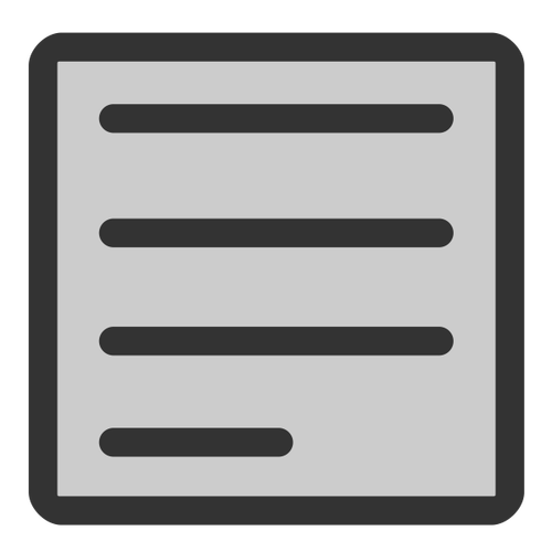 Pictogram Tekstblokvector