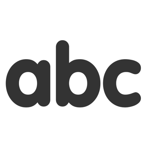 Icono de texto abc