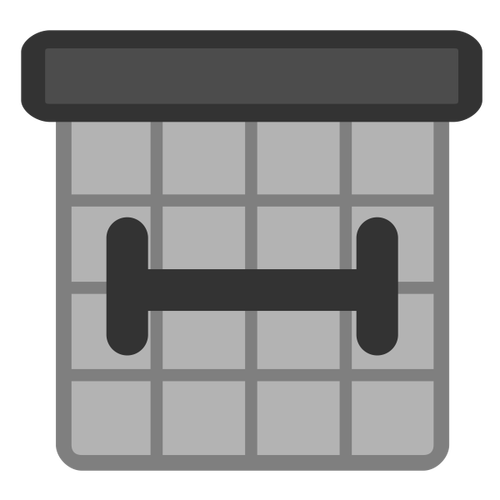 Times pan vector icon