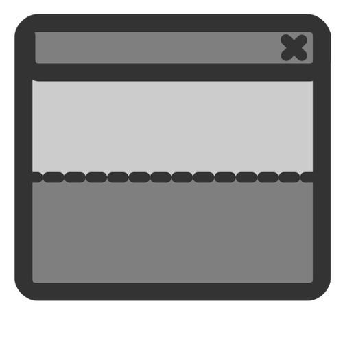 View bottom vector icon