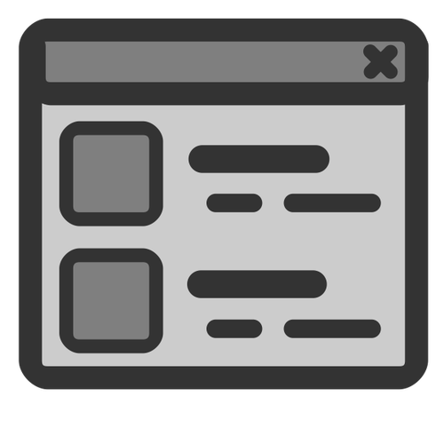 View detailed vector icon