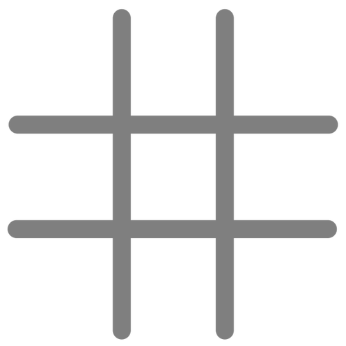 Ver vector de icono de cuadrícula