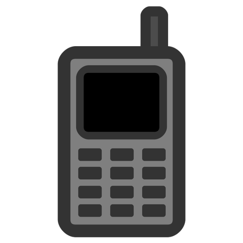 ClipArt-bild för mobiltelefonikonen