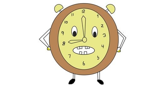 Cartoon clock