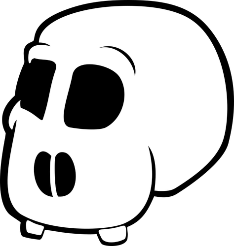 Cartoon skull image