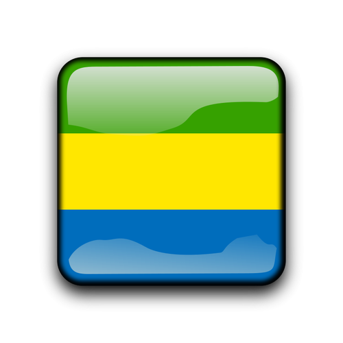 Bouton indicateur de pays pour le Gabon