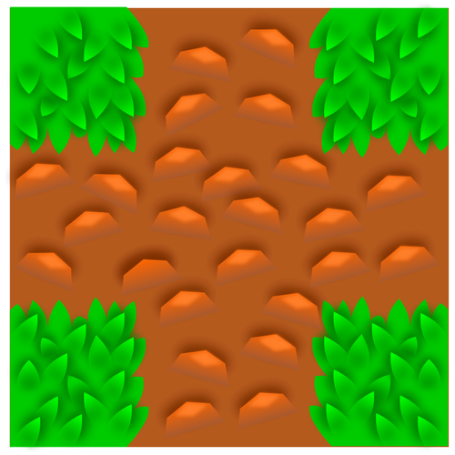 Pola tile rumput untuk seni klip vektor permainan komputer