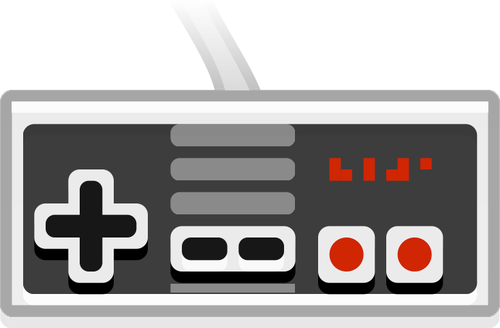 Gamepad vectorillustratie