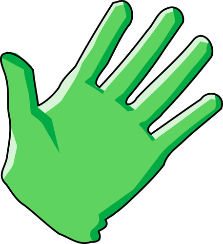 Inländische Reinigungs Handschuh-Vektor-illustration