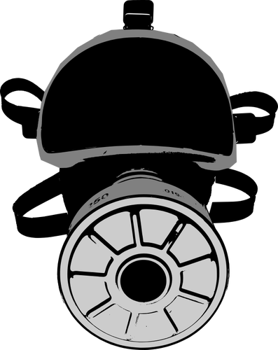 Imagen vectorial de máscara de protección