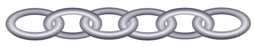 Plastový řetěz vektorový obrázek