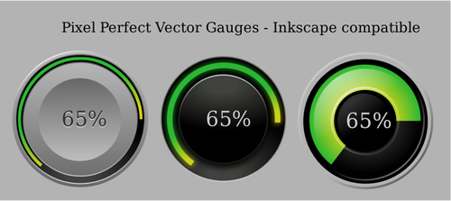 Seni klip gauge vektor