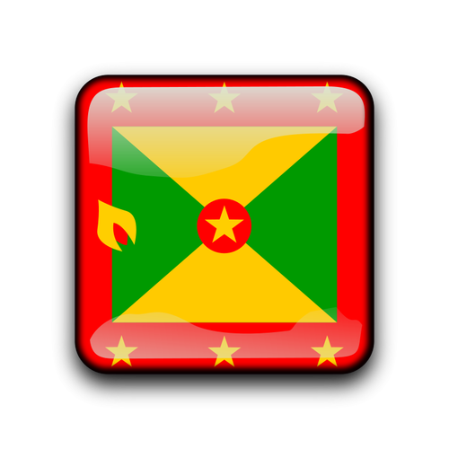 Grenada flag button