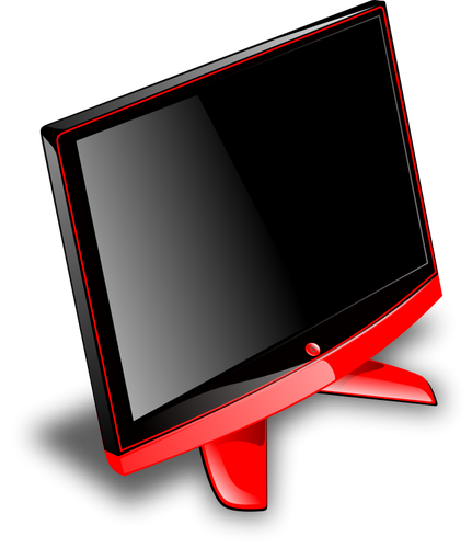 Generic Gaming LCD monitor clip art