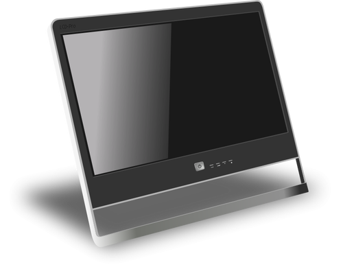 Ilustração em vetor All-in-one PC