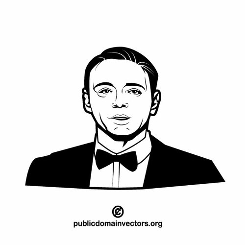 Gentleman vector clip art