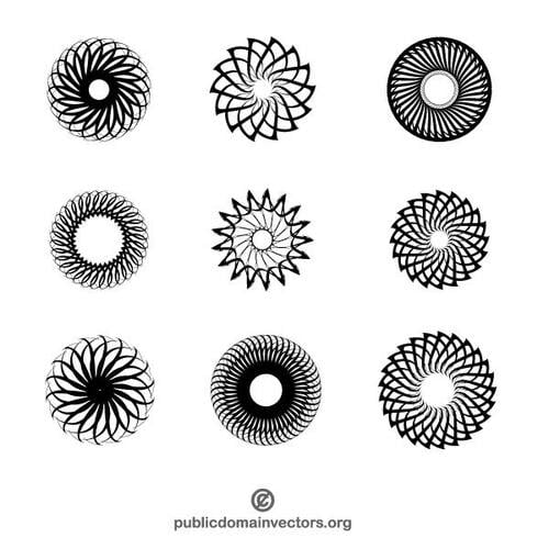 Formas geométricas vector pack 2